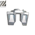 Customized Carbon Steel Ring Lock Ledger End for Construction Formwork Accessories Lost Wax Investment Casting Part